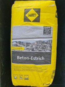 SAKRET Beton-Estrich 25 kg Sack grau 8,0 mm