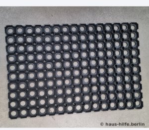 Ringgummimatte schwarz 40x60