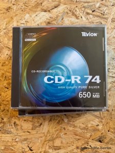 7x Tévion CD-R 650MB 74 Min OVP