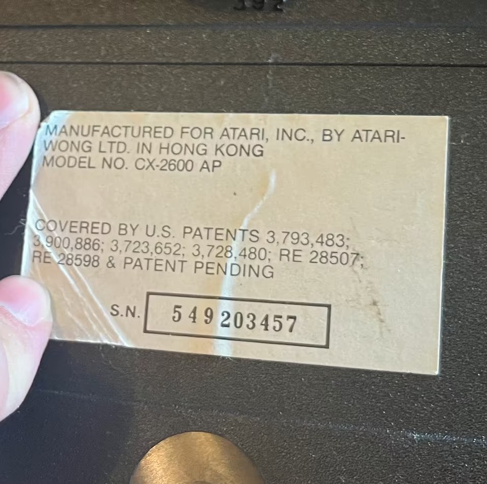 Atari 2600 CX-2600 AP mit 5 Spielen & Zubehör – Bild 3