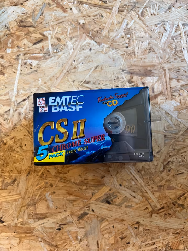 BASF EMTEC CS II 90 Min 5er Pack OVP