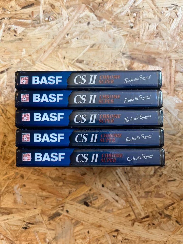 BASF EMTEC CS II 90 Min 5er Pack OVP – Bild 5