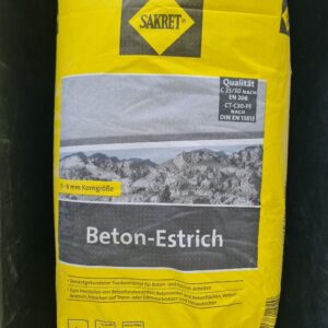 SAKRET Beton-Estrich 25 kg Sack grau 8,0 mm